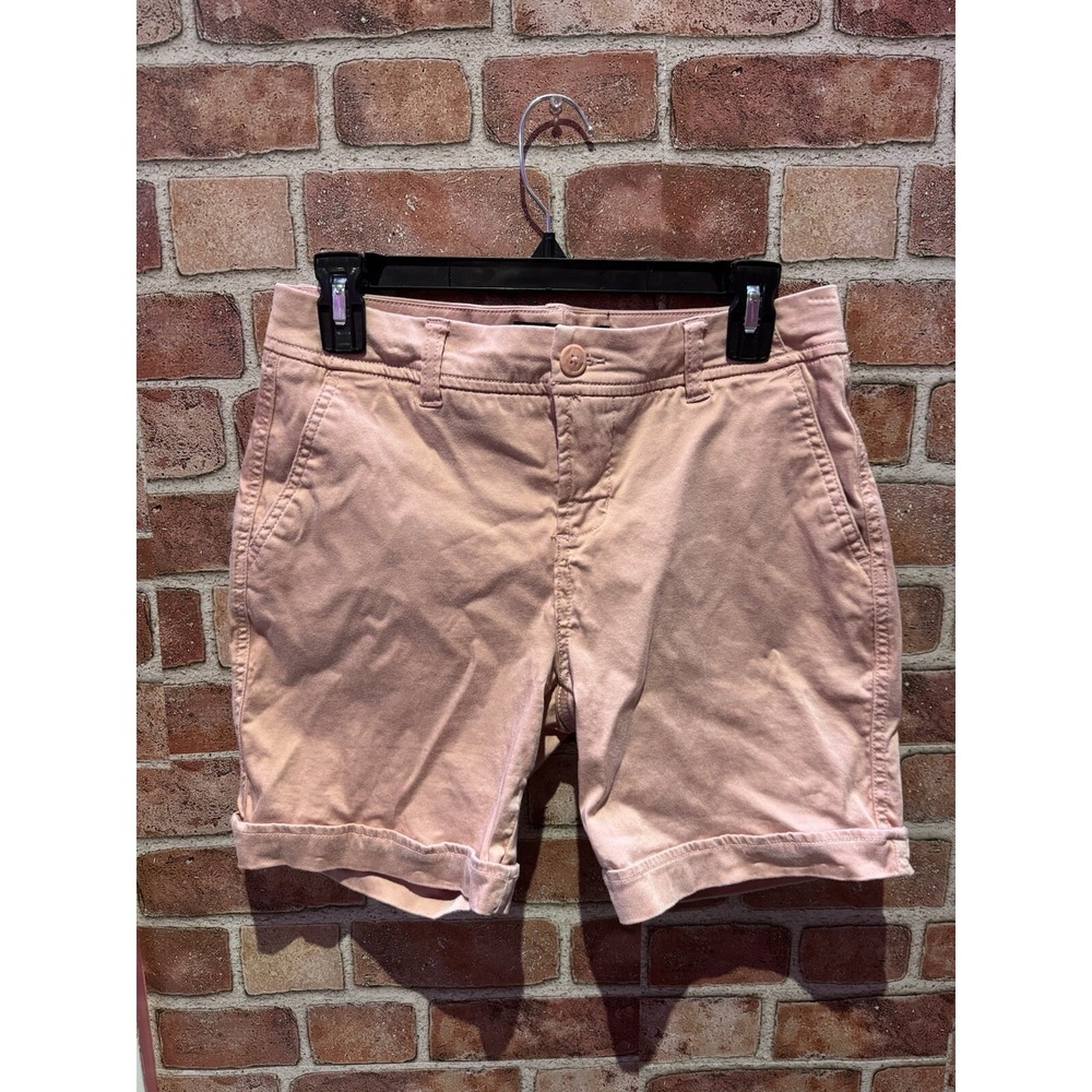 Liverpool Los Angeles Women's Stretch Shorts Bombay Pink Belted Size‎ 4/27